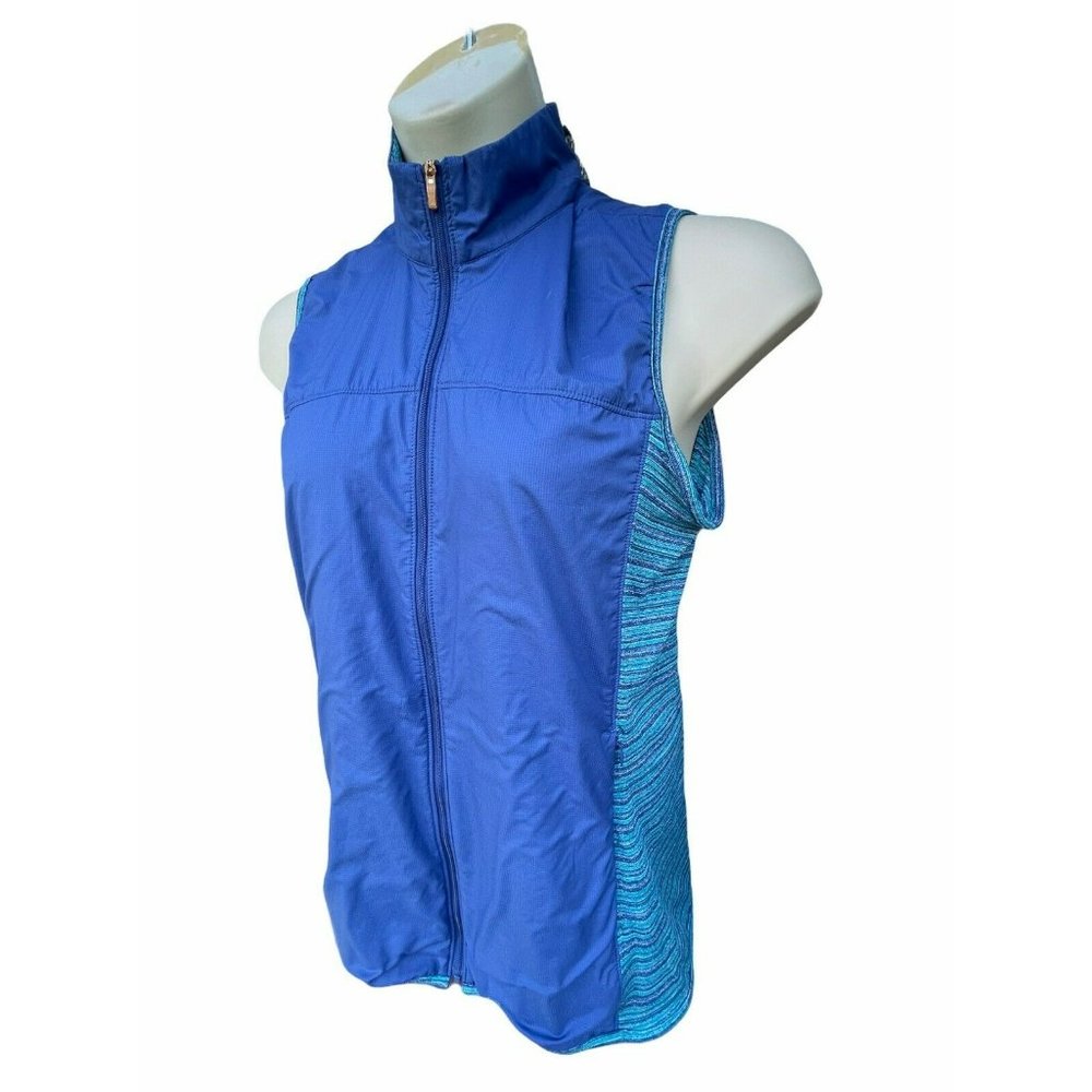 Adidas Womens Technical Wind Breaker Vest L BLUE